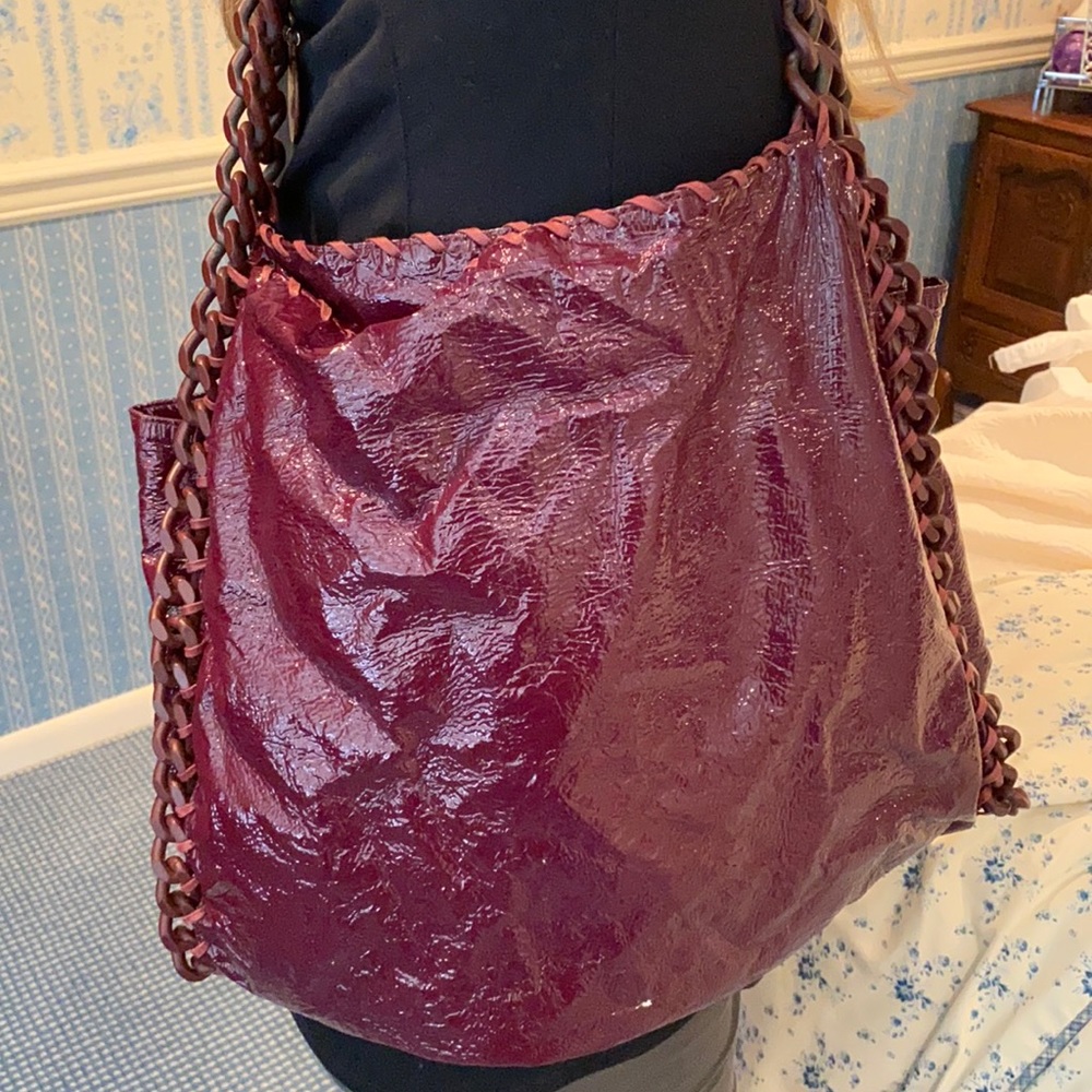 Stella McCartney maroon bag